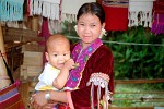 Hilltribe village in Northern Thailand.