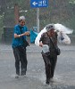 Adverse weather conditions in Mutianyu village. : China, People