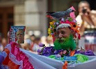 A colorful but odd participant to the National Puerto Rican Day Parade in New York City.