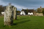 Avebury with its largest stone circles in the world. : United Kingdom