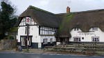 The 400 year old pub "the Red Lion" inside the largest stone circle of Avebury. : United Kingdom