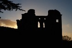 Old Wardour Castle, near Tisbury, was once one of the most daring and innovative homes in Britain. It was built in the 14th century as a lightly fortified luxury residence for comfortable living and lavish entertainment. : Countries, United Kingdom