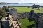 Porchester Castle, Portchester, United Kingdom. : United Kingdom