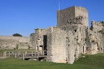 Portchester Castle, Portchester, United Kingdom. : United Kingdom