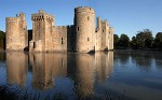 Bodiam Castle, Bodiam, United Kingdom. : Panoramic, Shift-stitched (Portrait), United Kingdom