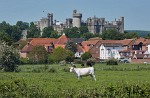 The majestic 12th century Arundel Castle in Arundel, United Kingdom. : United Kingdom