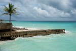 View from the South Gap Ocean Hotel, Barbados. : Barbados