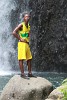 Local Daredevil at the Seven Sisters Falls. : Grenada, People