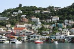 St George's waterfront promenade in the morning sun, Grenada Island. : Grenada