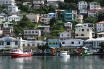 St George's waterfront promenade in the morning sun, Grenada Island. : Grenada