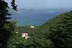 Hotel Grand View (in the foreground), Grenada - Carriacou Island. : Grenada