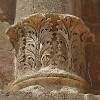 Beautiful, intricate carving on Hadrian's Arch. : Jordan