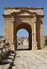 The Northern Tetrapylon in Jerash. : Jordan