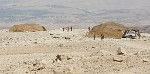 Bedouin tents overlooking the Jordan Valley. : Jordan