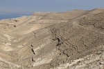 Steep Hills surround King Herod's Castle at Mukawir. : Jordan