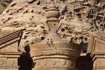 Brave or Foolish? Two young Bedouin men on top of the 45m high Monastery. : Jordan