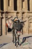 Donkeys awaiting customers. : Jordan