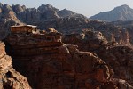 It's all about location! These Bedouin tea shops have stunning views West over Wadi Araba towards Israel and the Palestinian territories. : Jordan