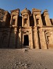 The Monastery or Al-Deir just before the sun sets. This sight was definitely worth the climb. : Jordan