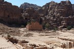 Qasr al-Bint, one of the freestanding structures in Petra. It was built around 30 BC by the Nabataeans as a dedication to the gods and was one of the most important temples of the city. : Jordan