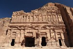 The Palace Tomb, the largest in Petra. : Jordan