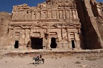 The Palace Tomb, the largest in Petra. : Jordan