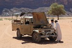 Contrary to popular belief, even a Toyota Landcruiser can break down. : Jordan