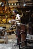 Traditional "Forcola" workshop. This is were the typical Venetian rowlocks are made, Venice, Italy. : Italy, People, People