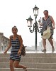 Rainstorm in Venice. : Italy, People, People