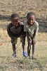 Curious kids in Shewa Province. : People