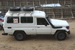 One of the many NGO-cars in Addis Abbeba.