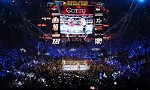 Miguel Cotto vs. Sergio Martinez in the world middleweight championship at a packed Madison Square Garden.