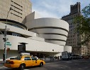 The internationally renowned art museum and one of the most significant architectural icons of the 20th century, the Solomon R. Guggenheim Museum in New York.