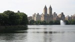 The Jacqueline Kennedy Onassis reservoir in Central Park.