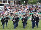 The "Twilight Tattoo" in Arlington, VA. This hour-long public performance features Soldiers from The 3rd U.S. Infantry Regiment (The Old Guard) and The U.S. Army Band "Pershing's Own". They offer a glimpse into American history through performances by The U.S. Army Blues, vocalists from The U.S. Army Band Downrange, The Old Guard Fife and Drum Corps, and The U.S. Army Drill Team.  The history of Twilight Tattoo began more than 300 years ago as British troops were summoned from the warmth and hospitality of local pubs by a bugle and drum call to return to the barracks. The familiar tune told tavern owners “doe den tap toe,” or “time to turn off the taps.” The troops knew the call to mean “taps off,” and minutes later they were back in their tents.