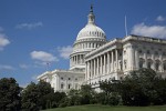 The United States Capitol, atop Capitol Hill in Washington D.C., is the seat of the United States Congress, the legislative branch of the U.S. federal government, completed in the year 1800.