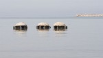 Some of the 750.000 pillboxes (on a population of 3 million) in Albania. : Albania, SNMG2 Deployment 2006