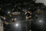 Storage of sea-mines on Albanian Naval Base. : Albania, SNMG2 Deployment 2006