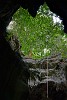 Killing Fields in a cave near Wat Phnom Sampeau - Battambang Province. The victims were thrown down these steep walls and left to die. : Cambodia