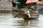 Cambodian river-life; boatride from Battambang to Siem Reap. : Cambodia