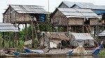 Cambodian river-life; boatride from Battambang to Siem Reap. : Cambodia, PanoCrop