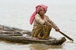 Cambodian river-life; boatride from Battambang to Siem Reap. : Cambodia