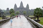 Visiting Angkor Wat, Cambodia in the monsoon season. : Cambodia