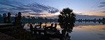 Sunrise over Srah Srang (Pool of Ablutions) basin - Angkor, Cambodia. : Cambodia, PanoCrop