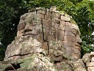 Western face-tower of Banteay Kdei Buddhist monastery - Angkor, Cambodia. : Cambodia