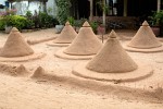 Representation of the five peaks of Mt. Meru - Bakong temple - Roluos, Cambodia. : Cambodia