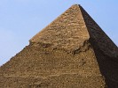 Limestone Capping on Khafre Pyramid - Giza Plateau, Egypt. : Egypt