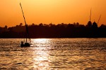 Nile Sunset - Eastbank Luxor, Egypt. : Egypt