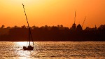 Nile Sunset - Eastbank Luxor, Egypt. : Egypt