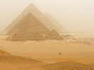 Sandstorm - Giza Plateau, Egypt. : Egypt